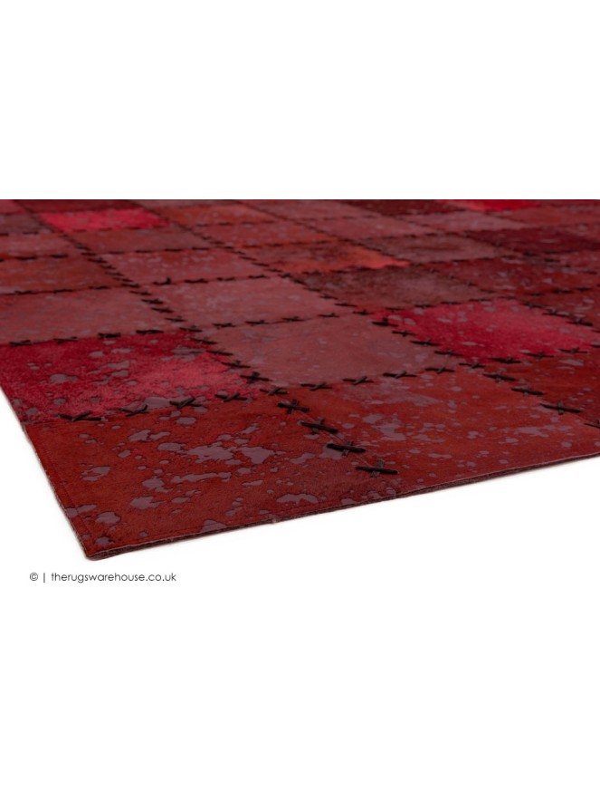 Xylo Red Stitch Rug - 3