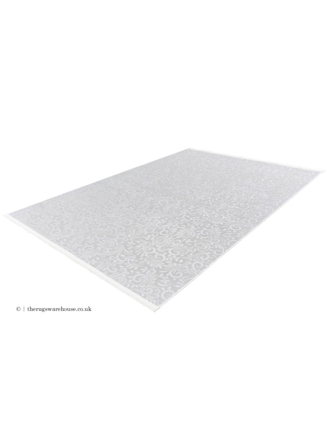 Peri Damask Beige Rug - 6