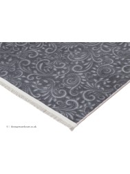Peri Damask Graphite Rug - Thumbnail - 3