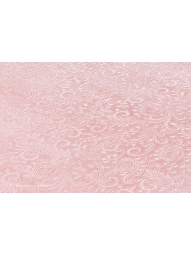 Peri Damask Pink Rug - 5