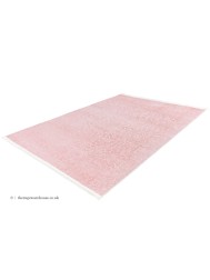 Peri Damask Pink Rug - Thumbnail - 6