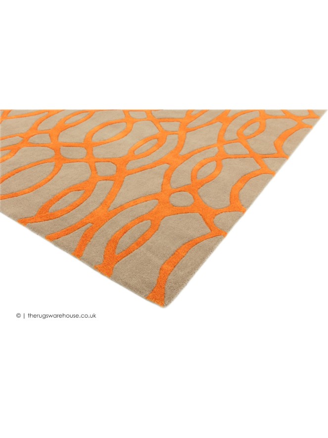 Wire Orange Rug - 4
