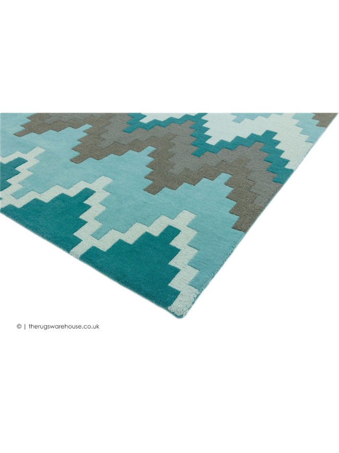 Cuzzo Teal Rug - 4