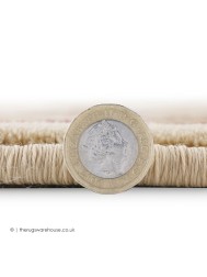Chorsu Beige Circle Rug - Thumbnail - 3