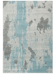 Painterly Duck Egg Rug - Thumbnail - 6
