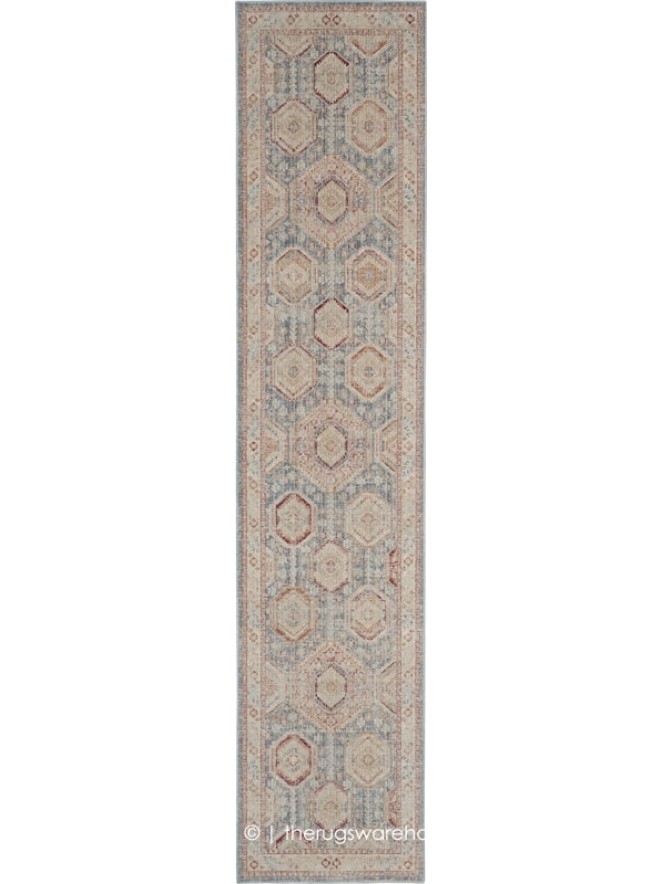 Homestead Light Blue Multi Runner - 5