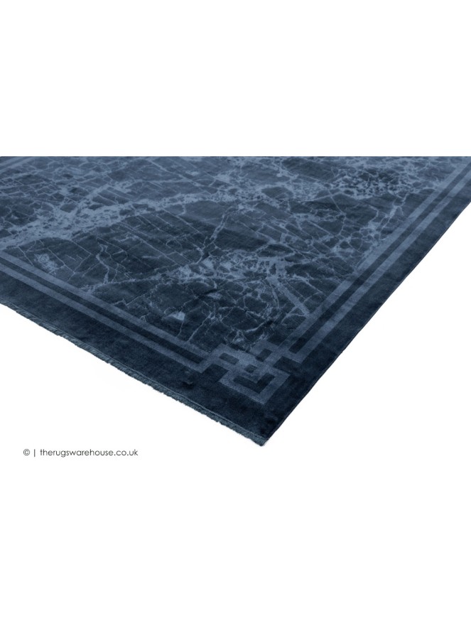 Zehraya Blue Border Rug - 3