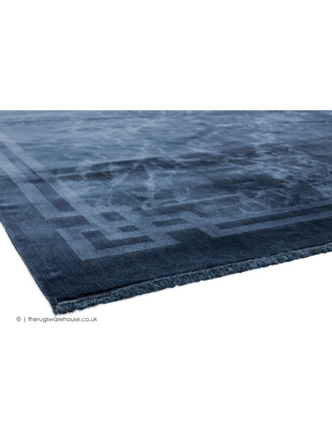 Zehraya Blue Border Rug - 5