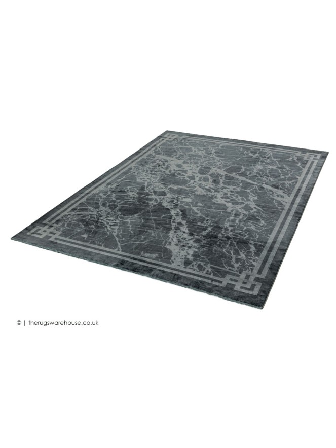 Zehraya Grey Border Rug - 6