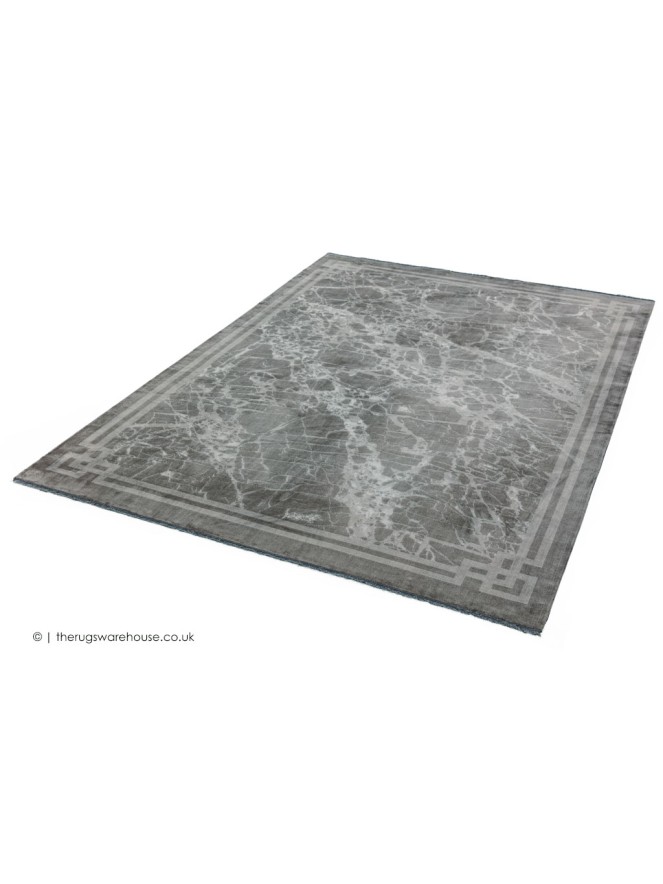 Zehraya Silver Border Rug - 5
