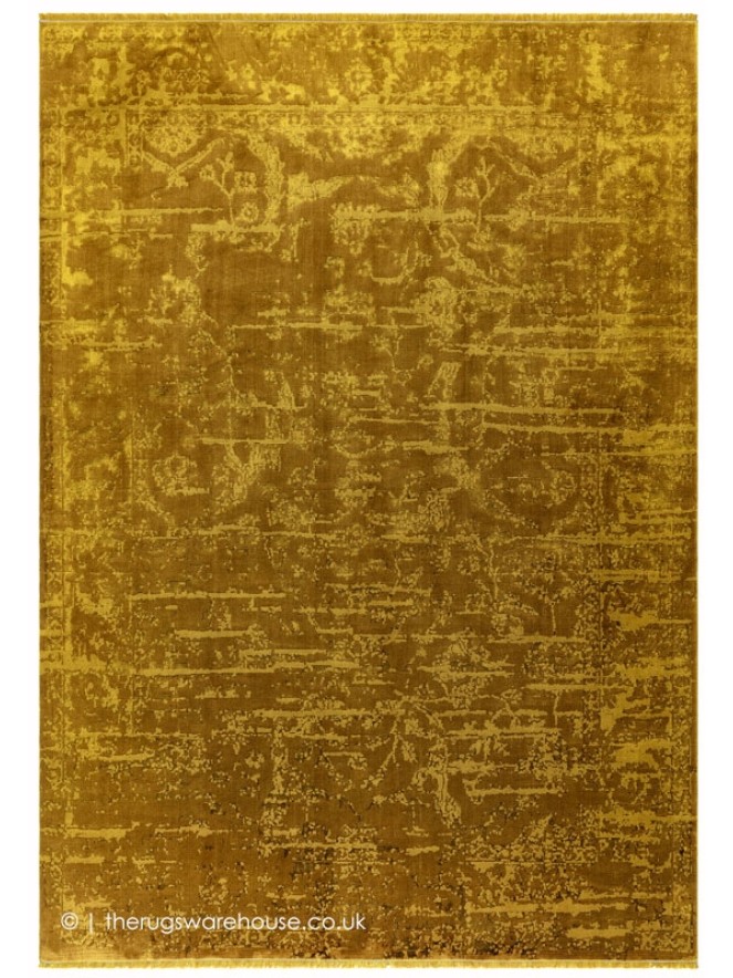 Zehraya Gold Vintage Rug - 6