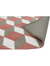 Arlo Blocks Pink Rug - Thumbnail - 5