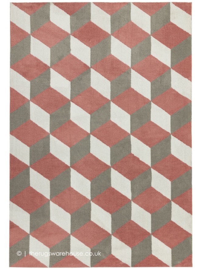 Arlo Blocks Pink Rug - 6