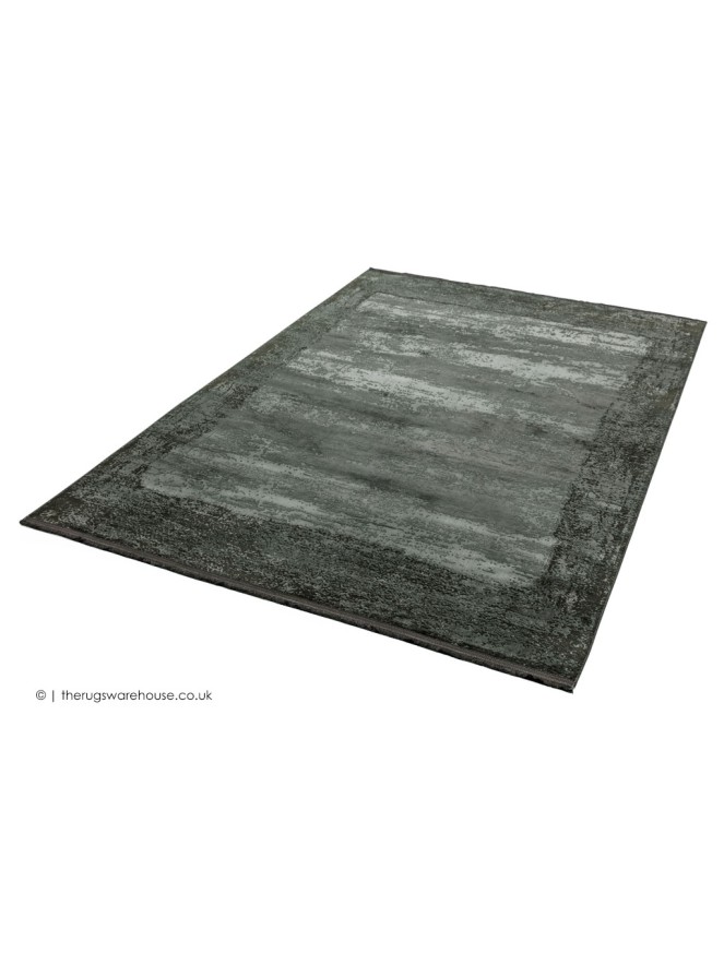 Athera Anthracite Border Rug - 3