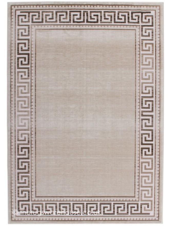 Scroll Cream Rug - 5