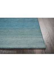 Linear Glow Aqua Rug - Thumbnail - 5