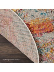 Celestial Sea Life Circle Rug - Thumbnail - 5