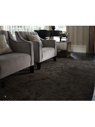 Chrome Stripe Navy Rug - Thumbnail - 2
