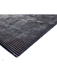 Chrome Stripe Navy Rug - Thumbnail - 5