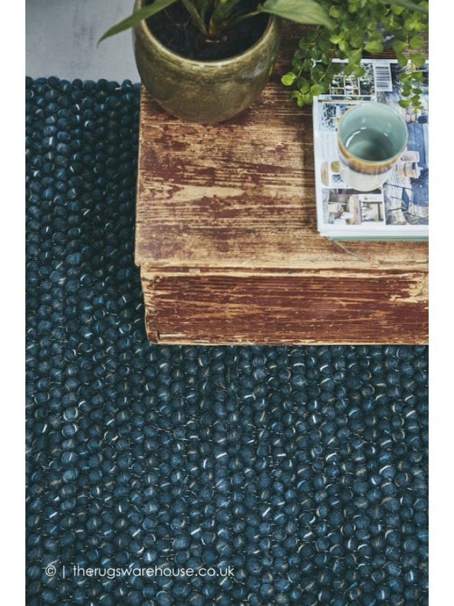 Pinstripe Navy Rug - 3