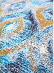Colores Zena Blue Rug - Thumbnail - 6