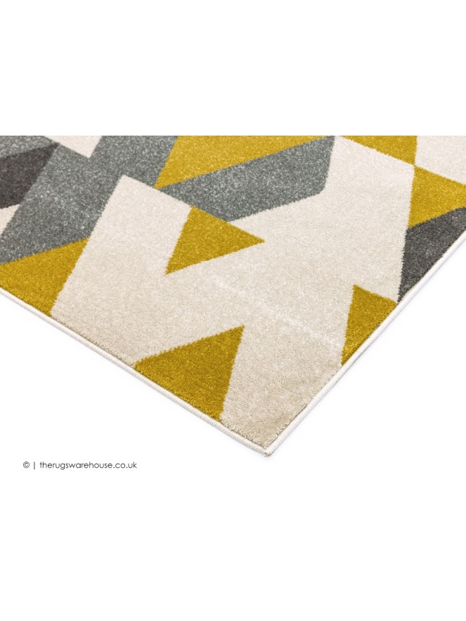 Pyramids Mustard Rug - 3
