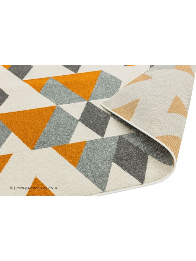 Pyramids Rust Rug - 5