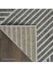 Cozumel Geo Dark Grey Rug - Thumbnail - 4