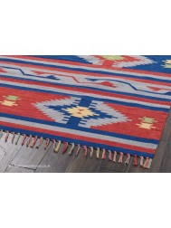 Baja Stripes Blue Rug - Thumbnail - 3