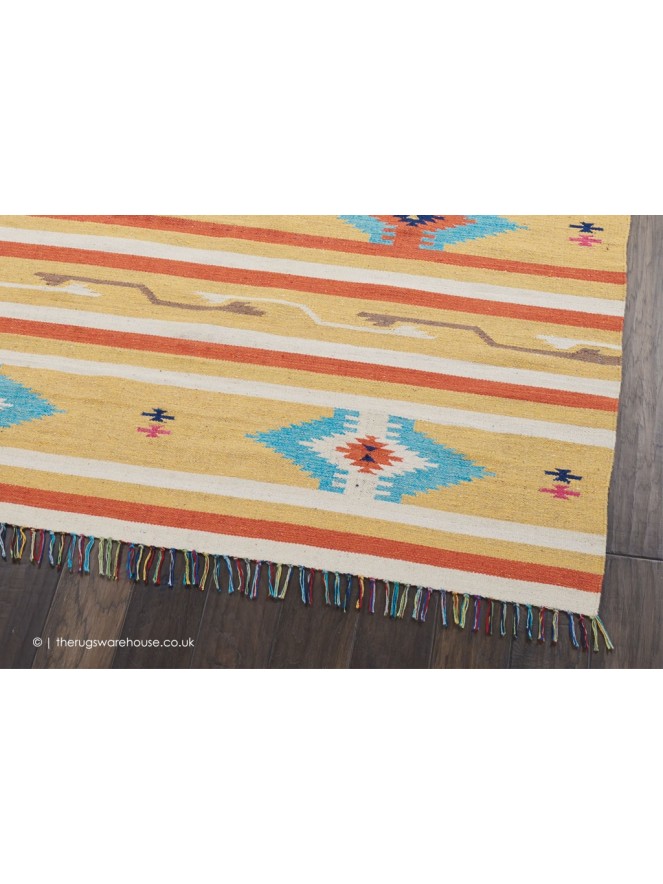 Baja Stripes Yellow Rug - 3
