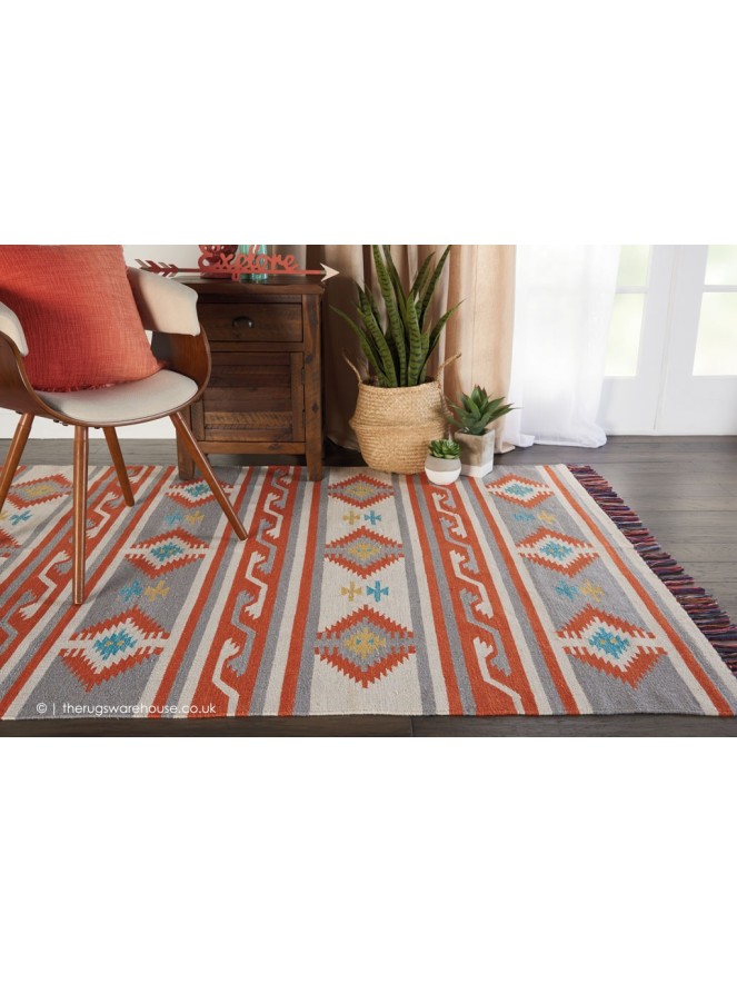 Baja Stripes Grey Rug - 5