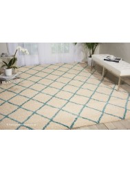 Brisbane Ivory Aqua Rug - Thumbnail - 2