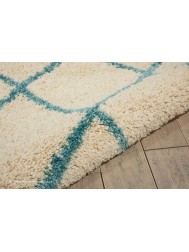 Brisbane Ivory Aqua Rug - Thumbnail - 6