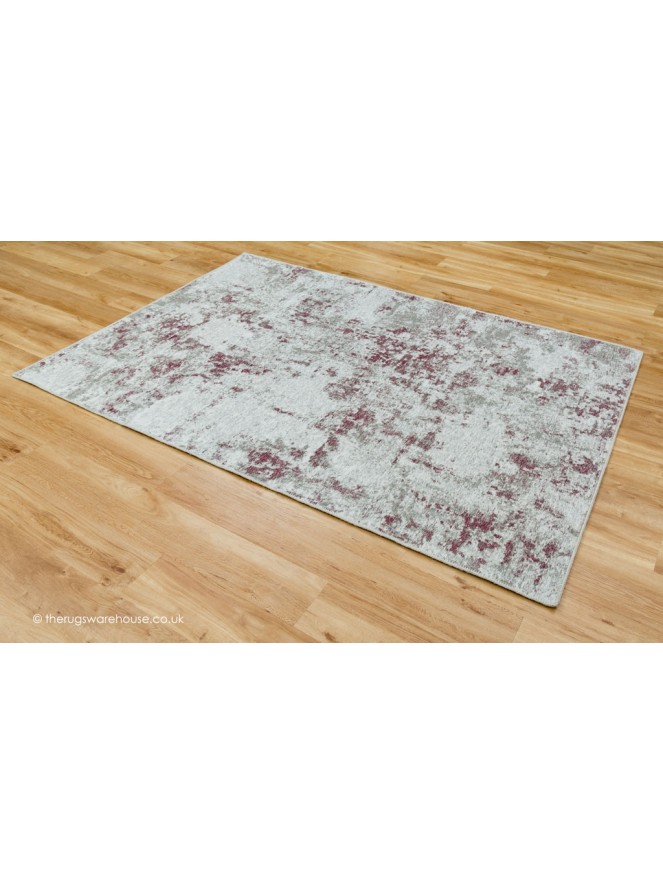 Bruges Ivory Pink Rug - 8
