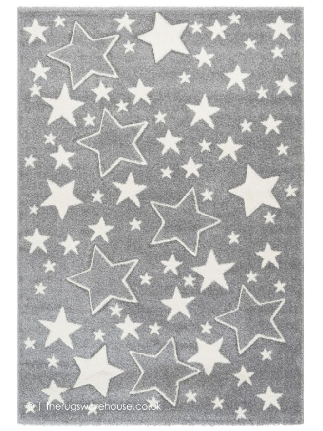 Little Star Grey Rug - 4