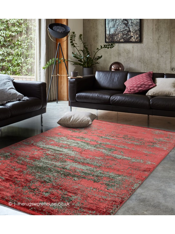 Athera Ruby Abstract Rug - 3