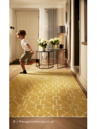 Harmony Geo Ochre Rug - Thumbnail - 3