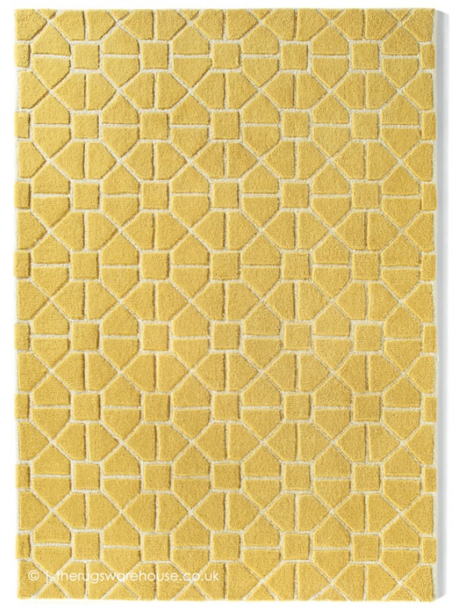 Harmony Geo Ochre Rug - 5