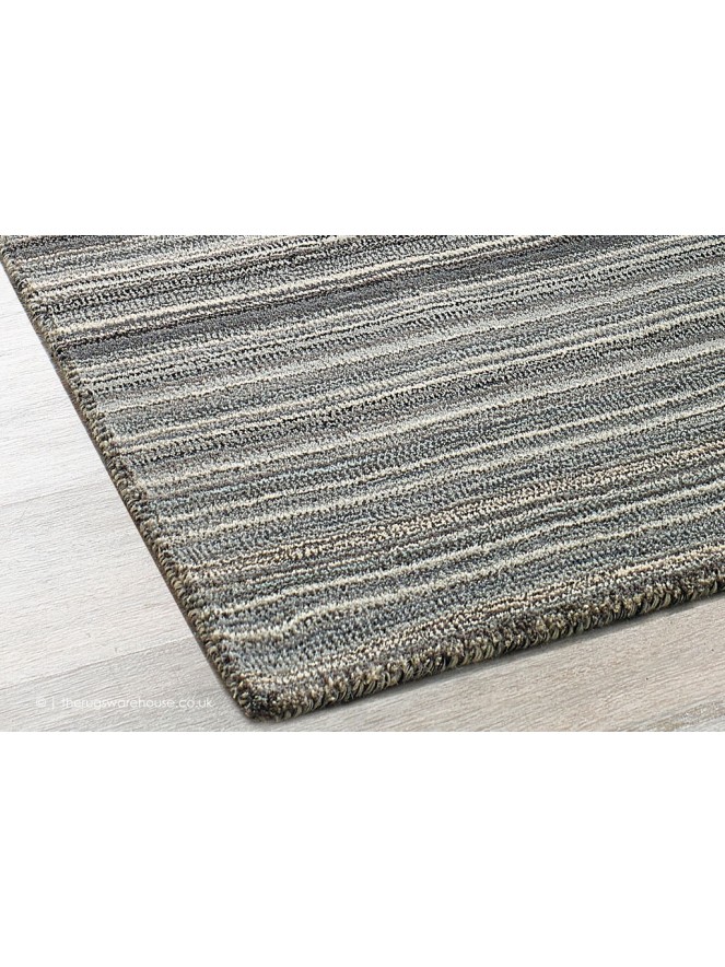Fine Stripes Grey Rug - 3