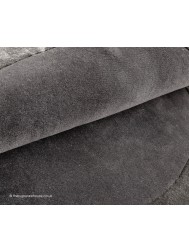 Bogota Grey Circle Rug - Thumbnail - 4