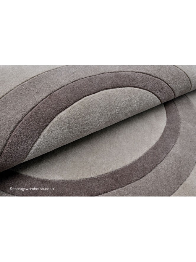 Bratislava Taupe Circle Rug - 4