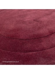 Monza Mulberry Circle Rug - Thumbnail - 5