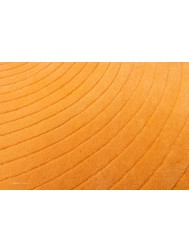 Harrare Orange Circle Rug - Thumbnail - 6