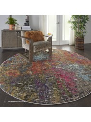 Celestial Sunset Circle Rug - Thumbnail - 2