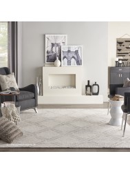Venosa Ivory Grey Rug - Thumbnail - 7