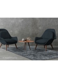 Zehraya Charcoal Vintage Rug - Thumbnail - 2