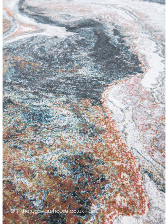 Orion Blue Grey Rug - 5