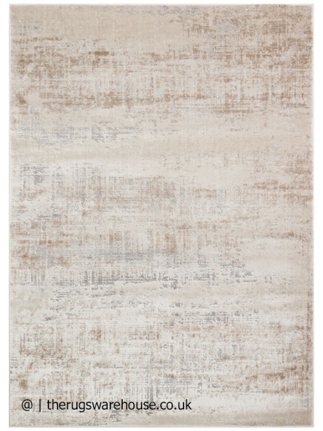 Luzon Distressed Ivory Taupe Rug - 7