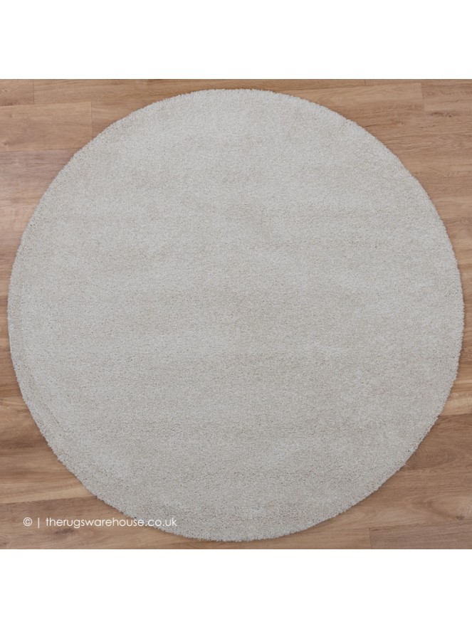 Mehari White Circle Rug - 7