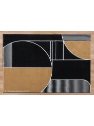 Westport Black Beige Rug - Thumbnail - 6